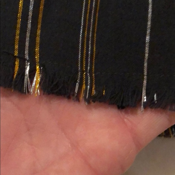 SOLD Scotch & Soda Metallic stripe cotton blouse - Picture 4 of 11